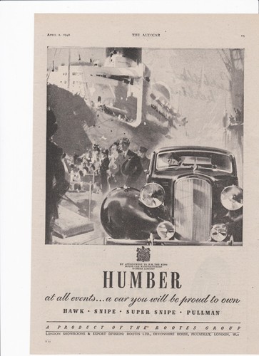 Humber cars hawk - humber,