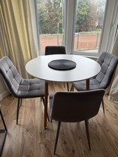 Argos Dining Table With 4 Chairs And Immaculate Condition