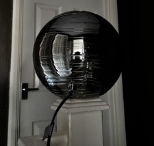 Next Mirrored Swirl Lamp Table