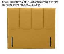 HYPNOS Super King Headboard Francesca Tall Slim 180cm Daytona Grey RRP£1180