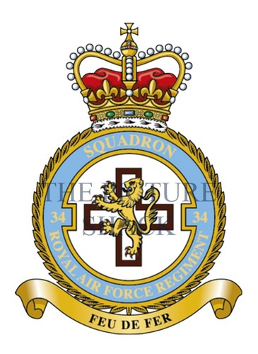 Squadron raf regt crest on - regt,
