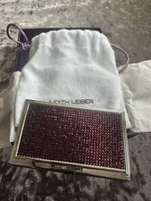 Judith Leiber Card Holder, Swarovski Crystal. Brand New In Dust Bag And Box