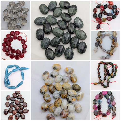 Quartz beads agate - quartz,