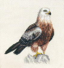 RED KITE Bird of Prey ~ Full counted cross stitch kit  *Fido Stitch Studio