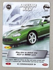 1 x 007 Spy card # 270 Jaguar XKR car