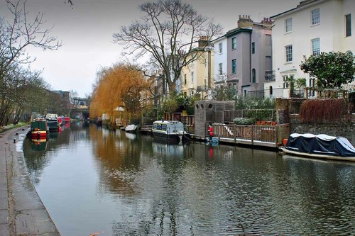 Narrow boats grand union canal - boats,