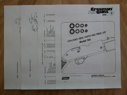 Crosman 760 two seal kits - crosman,