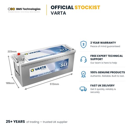 Varta lfd140 leisure battery - lfd140,