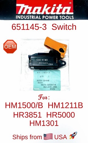 Makita 651145 oem switch for - makita, 651145-3
