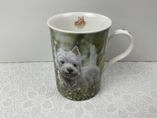 Danbury Mint Westies By Paul Doyle Bone China Mug Unused Condition