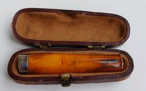 Amber colour cheroot cigarette