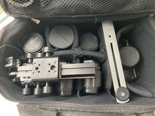 Set of Praktica 35mm SLR cameras, 4 lenses, various accessories & camera bag