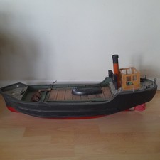 Large Vintage  Model Boat for Restoration 34" long