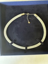 Swarovski Crystal CRY/PDS White Necklace and Bracelet Set Boxed