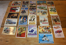 23 Modern Advertisement Postcards Cycles, Motorbikes, Vintage Cars - Unposted