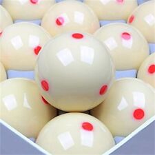 Pool Cue ball Spotted White Pool Ball 2 1/4" English Pool &training