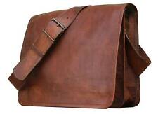 LADIES LARGE REAL LEATHER VINTAGE SATCHEL WOMENS MESSENGER BAG