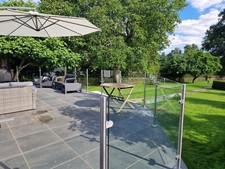 Balustrade Railing System - 10mm Toughened Glass & 316  Stainless Steel Poles