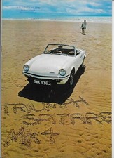 1971 Triumph Spitfire Mk. 4 sports car brochure