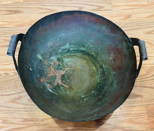 Antique hand hammered solid - hammered,