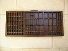 Vintage Wooden Printers Tray