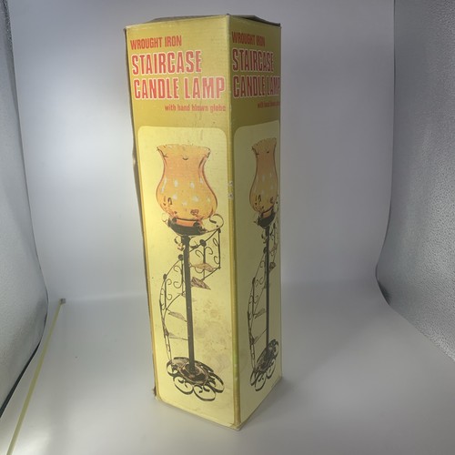 Wrought iron staircase candle - wrought,