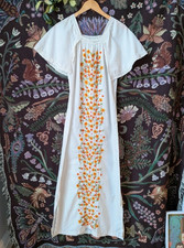 Vintage 70s cotton embroidery