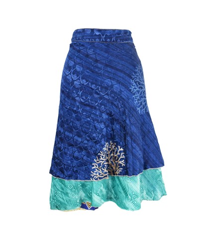 Knee length sari silk - sari, wrap