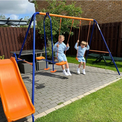 Kids swing set metal - swing,