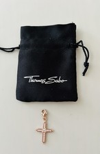 Thomas Sabo Charm Pendant. Gold Plated Sterling Silver. New In Package.