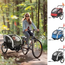 2 Seat Bike Trailer with 5