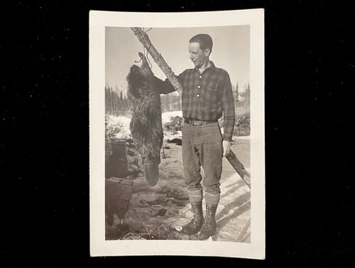 Man with huge - with,