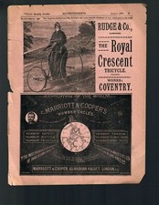1886 Bicycle Ad ROYAL CRESCENT