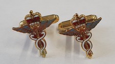 RAF Enamel Cufflinks - Royal Air Force Medical