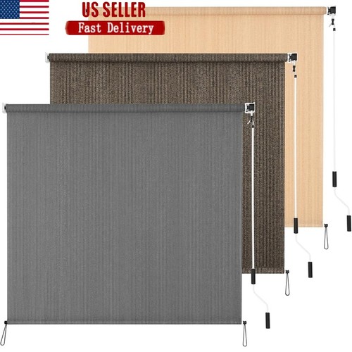 Cordless outdoor roller shades - outdoor,