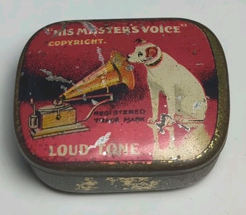 Tin gramophone needles his - gramophone,