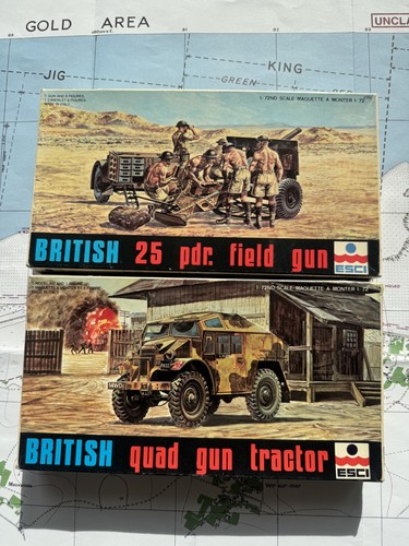 Esci british quad gun - esci,