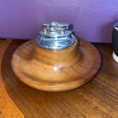 Wooden 1979 table lighter - wooden,