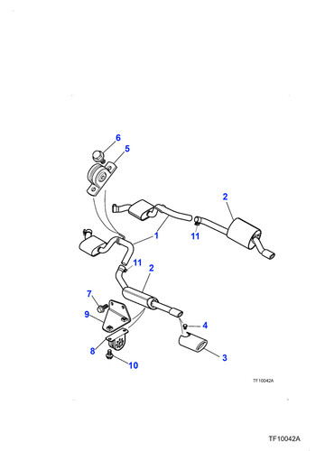 Jaguar tailpipe finisher - tailpipe,
