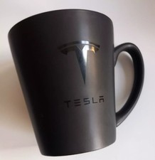 Tesla Ceramic Mug Matt Black