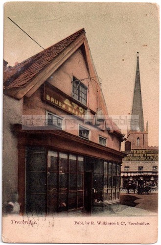 Trowbridge 1908 shop front - 1908,