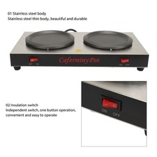 Double coffee warmer - coffee,