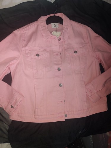 Cotton denim pockets jacket - pockets,