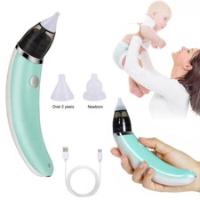 Silicone Nasal Electric Baby Aspirator Vacuum Sucker Nose Mucus Snot Cleaner