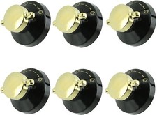 6 x STOVES GOLD Black Oven