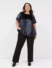 NEW Lane Bryant Velvet Swing