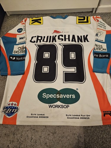Game worn hockey jersey - game,