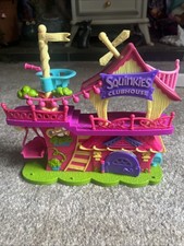 Squinkies Clubhouse Playset No Damage Hardly Used. Swing Moves