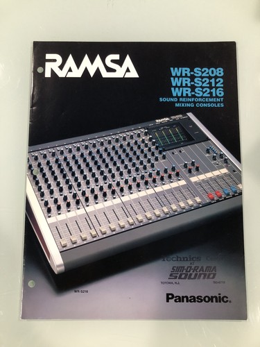 Ramsa panasonic - ramsa,
