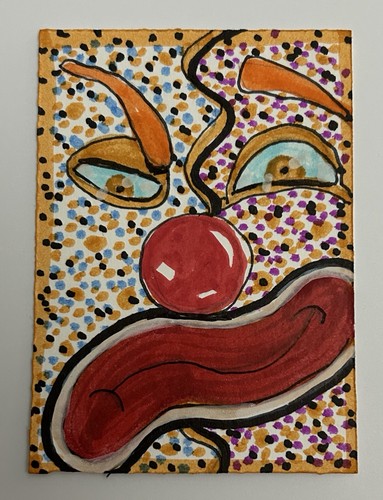 Aceo original miniature - original,